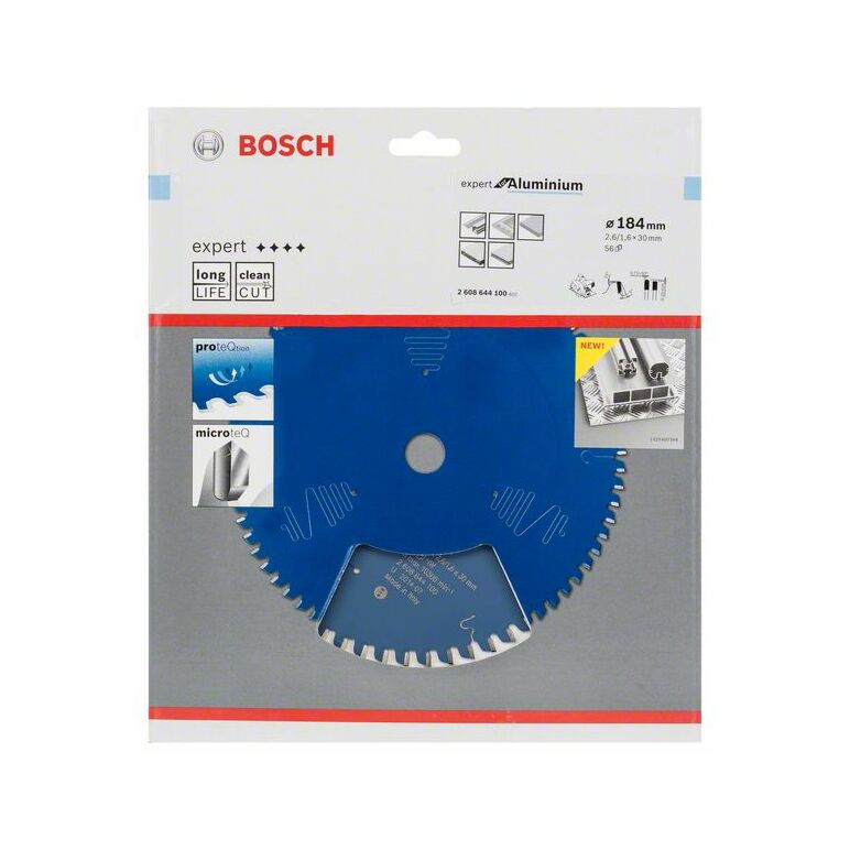 Bosch Kreissägeblatt Expert for Aluminium, 184 x 30 x 2,6 mm, 56 (2 608 644 100), image 