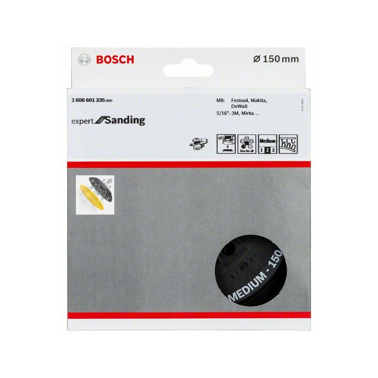 Bosch Schleifteller Multiloch mittel, 150 mm (2 608 601 335), image _ab__is.image_number.default