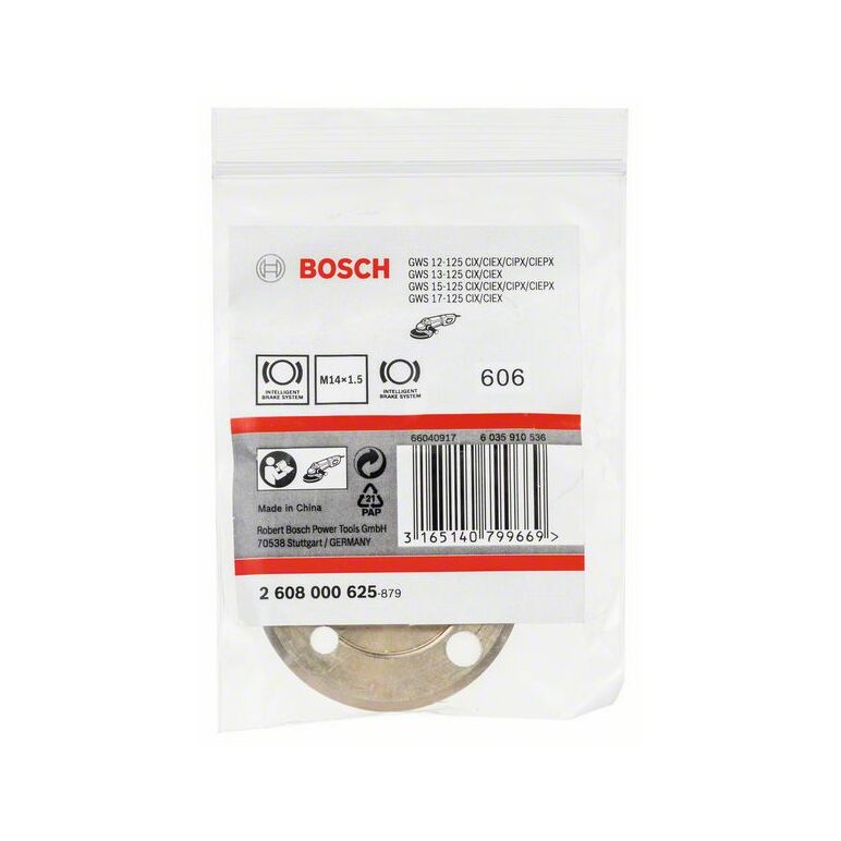 Bosch Spannmutter für Winkelschleifer, M 14 x 1,5 mm, Feingewinde (2 608 000 625), image 