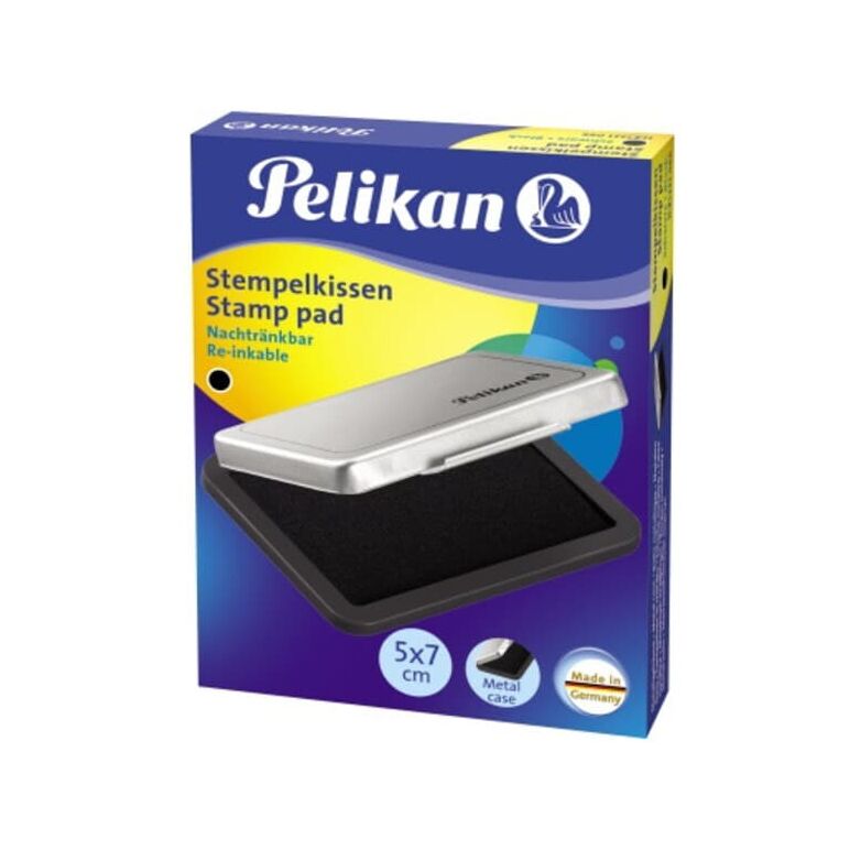 Pelikan Stempelkissen 331066 Gr.3 5x7cm Metallic-Gehäuse schwarz, image 