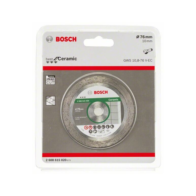 Bosch Diamanttrennscheibe Best for Ceramic, 76 mm, 1,9 mm, 10 mm (2 608 615 020), image _ab__is.image_number.default