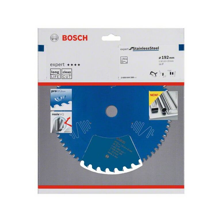 Bosch Kreissägeblatt Expert for Stainless Steel, 192 x 20 x 1,9 x 38 (2 608 644 288), image 