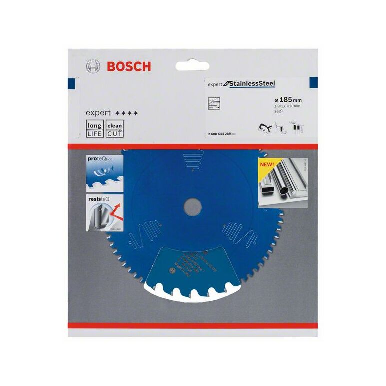 Bosch Kreissägeblatt Expert for Stainless Steel, 185 x 20 x 1,9 x 36 (2 608 644 289), image 