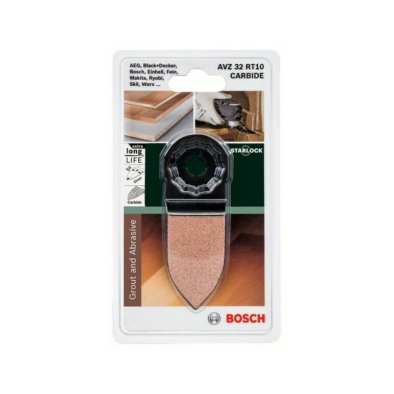 Bosch Starlock Carbide-RIFF Schleiffinger AVZ 32 RT10, B: 32 mm, T: 50 mm (2 609 256 D51), image _ab__is.image_number.default