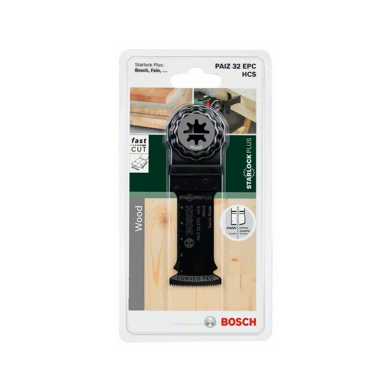 Bosch Starlock HCS Tauchsägeblatt PAIZ 32 EPC Starlock Wood, 60 x 32 mm (2 609 256 D55), image _ab__is.image_number.default