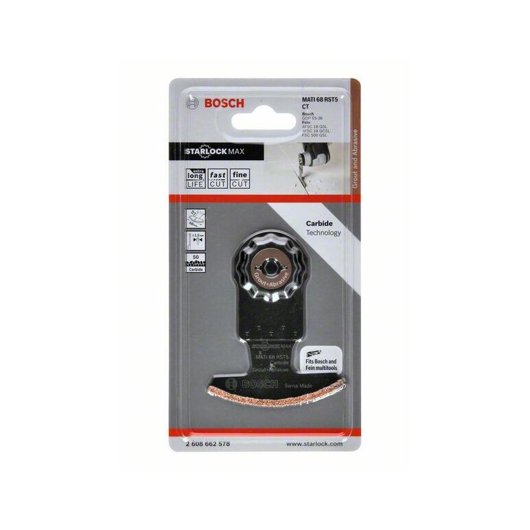 Bosch Carbide-RIFF Segmentsägeblatt MATI 68 RST5, 10 x 68 mm, 1er-Pack (2 608 662 578), image 