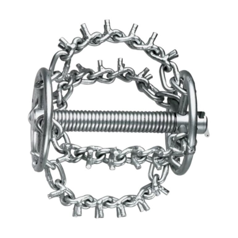 Rothenberger Kettenschleuderkopf mit Spikes, 4 Ketten und Ring, 22 mm 125 mm, image 