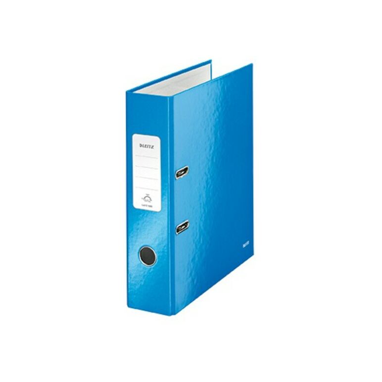 ▻ Leitz Ordner WOW 10050036 DIN A4 80mm Pappe blau metallic ab 5