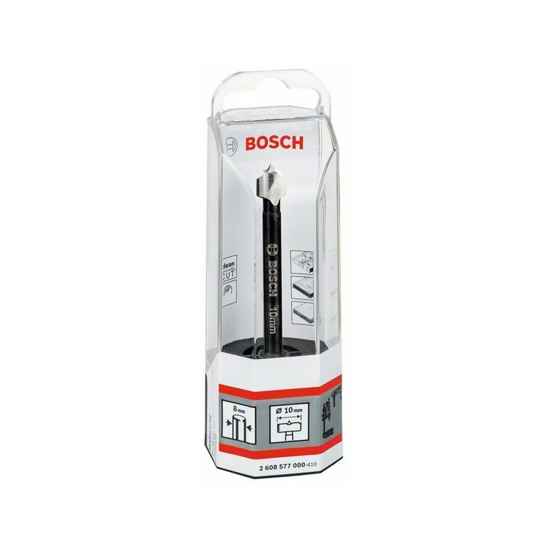 Bosch Forstnerbohrer, DIN 7483 G, 10 x 90 mm, d 8 mm, toothed-edge (2 608 577 000), image 