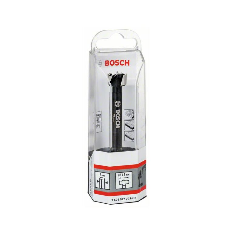 Bosch Forstnerbohrer, DIN 7483 G, 15 x 90 mm, d 8 mm, toothed-edge (2 608 577 003), image 