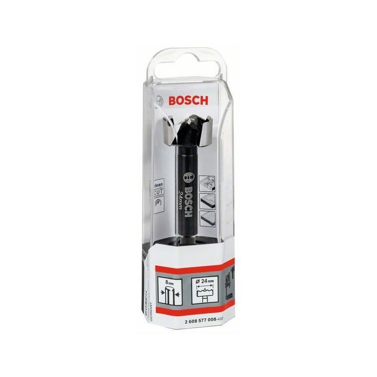 Bosch Forstnerbohrer, DIN 7483 G, 24 x 90 mm, d 8 mm, toothed-edge (2 608 577 008), image 