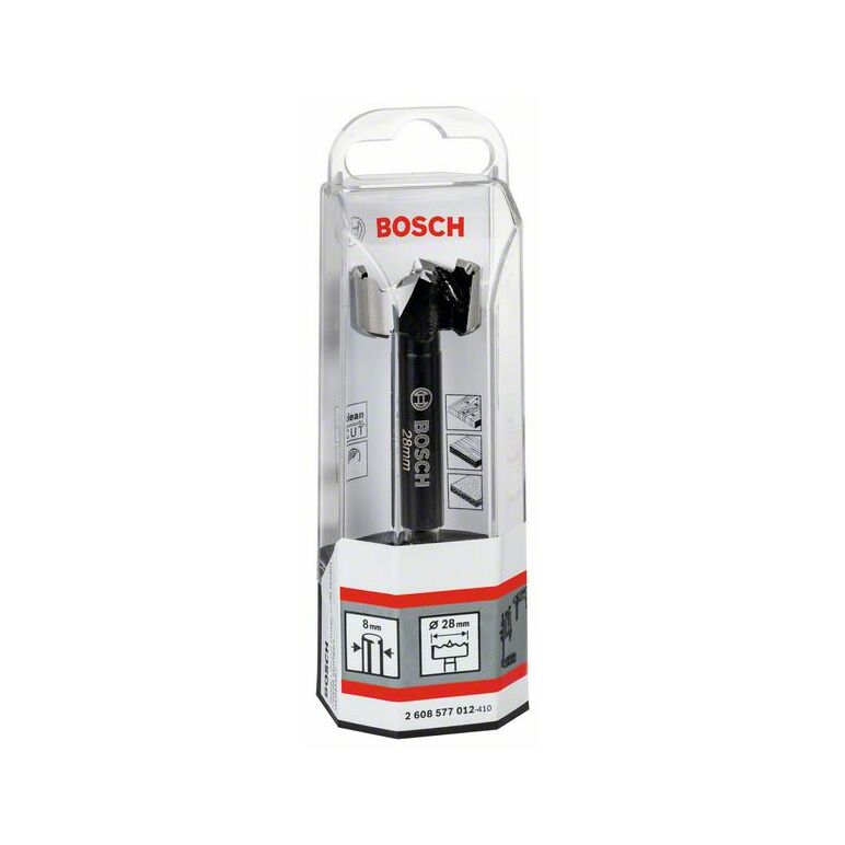 Bosch Forstnerbohrer, DIN 7483 G, 28 x 90 mm, d 8 mm, toothed-edge (2 608 577 012), image 
