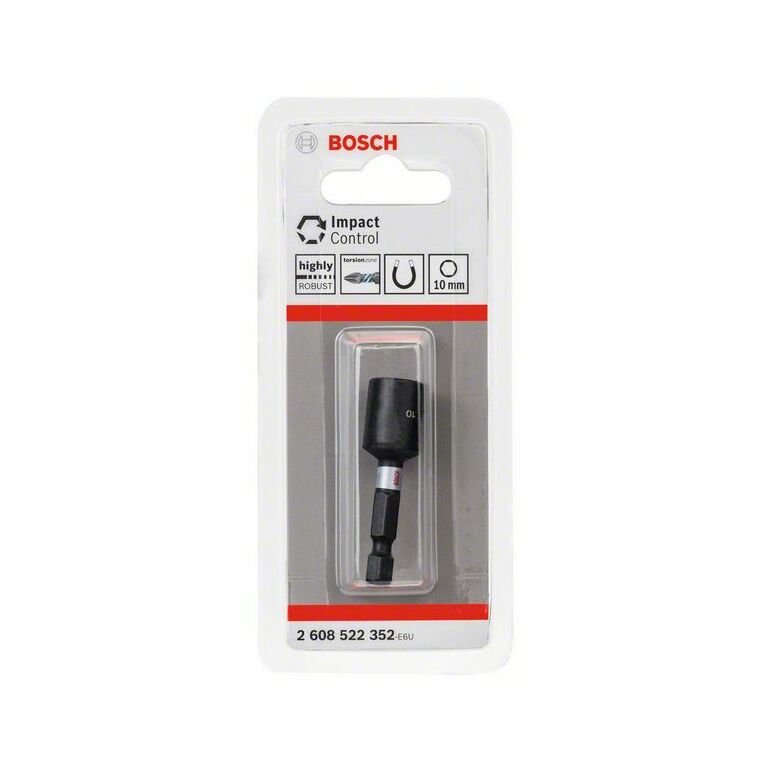 Bosch Steckschlüssel Impact Control, 1-teilig, 10 mm, 1/4 Zoll (2 608 522 352), image 