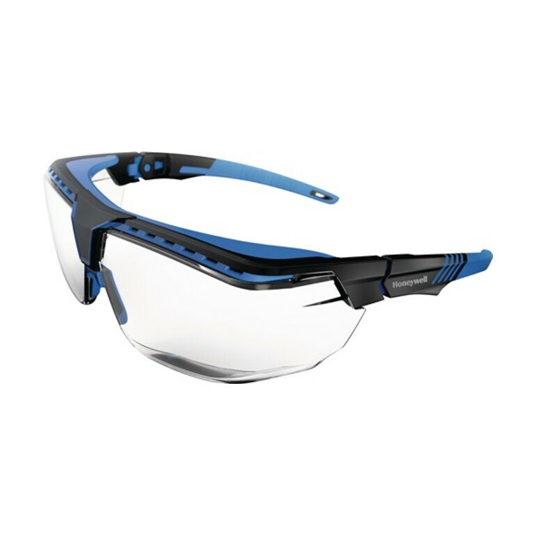 Schutzbrille Avatar OTG Bügel schwarz-blau,Scheibe Anti-Reflex, image 