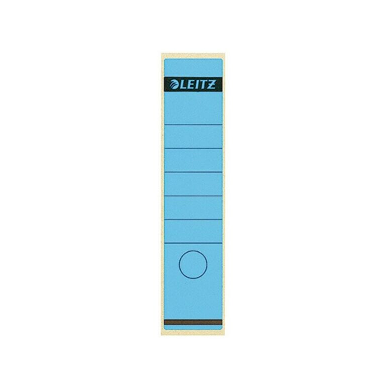 Leitz Ordneretikett 16400035 lang/breit Papier blau 10 St./Pack., image 