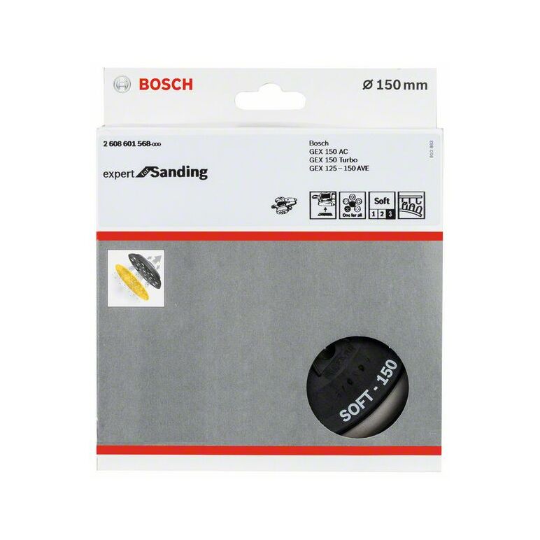 Bosch Schleifteller Multiloch weich, 150 mm, für GEX 150 AC, - Turbo, GEX 125-150 AVE (2 608 601 568), image _ab__is.image_number.default