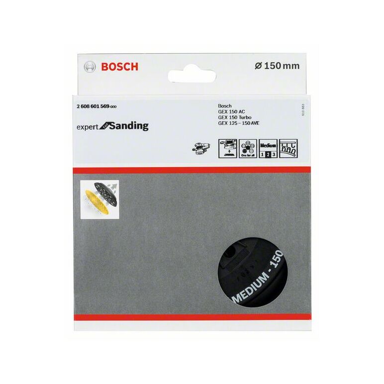 Bosch Schleifteller Multiloch mittel, 150 mm, für GEX 150 AC, - Turbo,GEX 125-150 AVE (2 608 601 569), image _ab__is.image_number.default