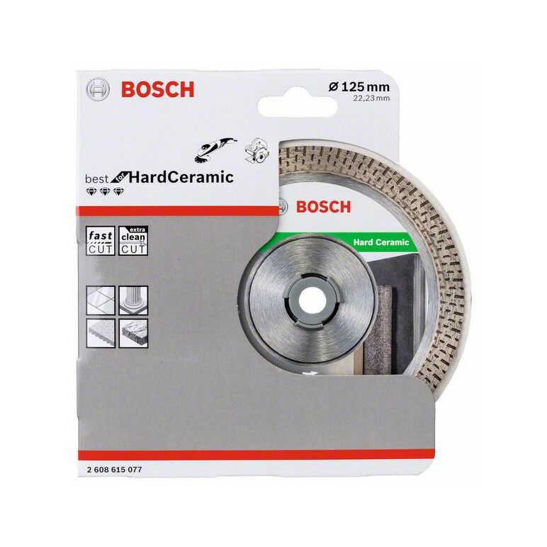 Bosch Diamanttrennscheibe Best for Hard Ceramic, 125 x 22,23 x 1,4 x 10 mm (2 608 615 077), image 
