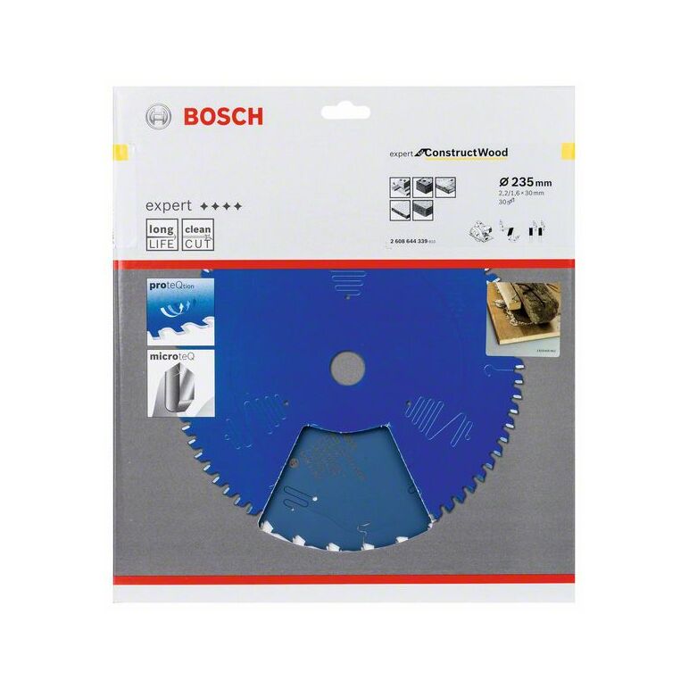 Bosch Kreissägeblatt Expert for Construct Wood, 235 x 30 x 2,0 mm, 30 (2 608 644 339), image 