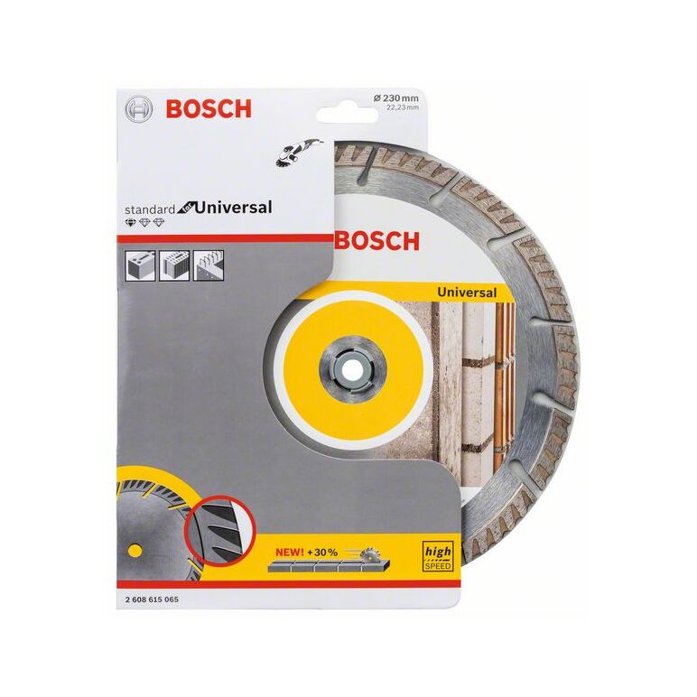 Bosch Diamanttrennscheibe Standard for Universal, 230 x 22,23 x 2,6 x 10 mm (2 608 615 065), image _ab__is.image_number.default