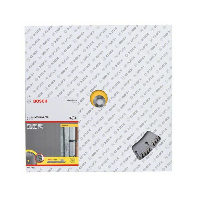 Bosch Diamanttrennscheibe Standard for Universal, 400 x 20 x 3,2 x 10 mm (2 608 615 072), image 