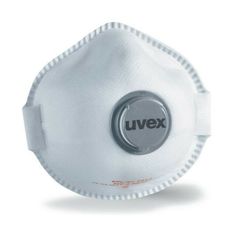 Uvex Einweg (NR)-Atemschutzmaske FFP2 uvex silv-Air e, 360°-Ausatemventil, image 