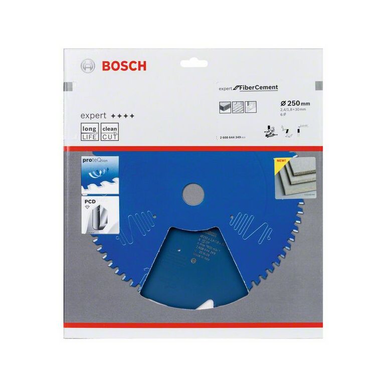 Bosch Kreissägeblatt Expert for Fibre Cement, 250 x 30 x 2,4 mm, 6 (2 608 644 349), image _ab__is.image_number.default