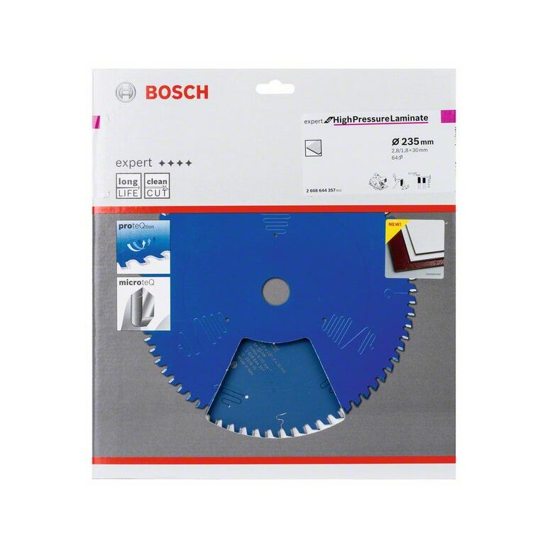 Bosch Kreissägeblatt Expert for High Pressure Laminate, 235 x 30 x 2,8 mm, 64 (2 608 644 357), image 