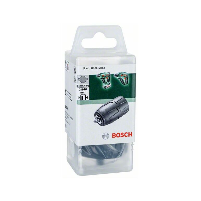 Bosch Schnellspannbohrfutter Uneo, mit SDS quick Aufnahme, Spannbereich 0,8 - 10 mm (2 609 255 733), image _ab__is.image_number.default