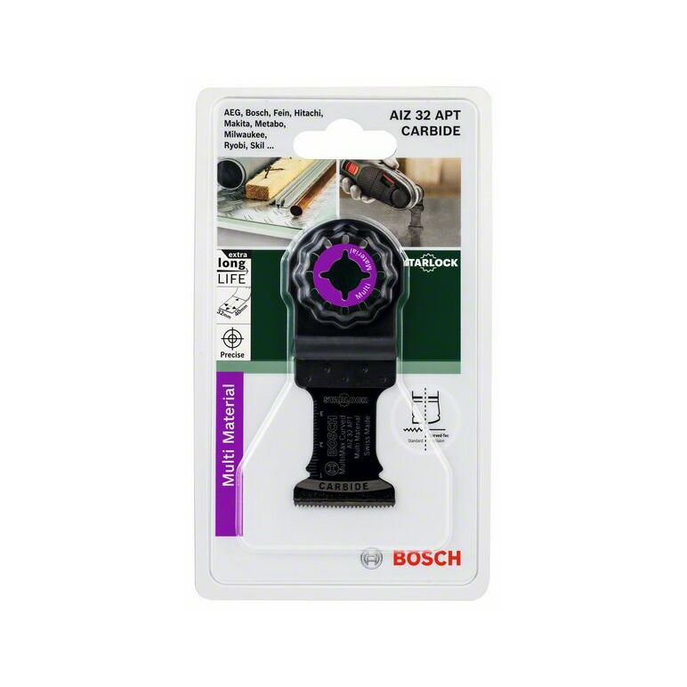 Bosch Starlock Präzisionsblatt AIZ 32 APT MultiMax, 32 mm (2 609 256 F00), image 