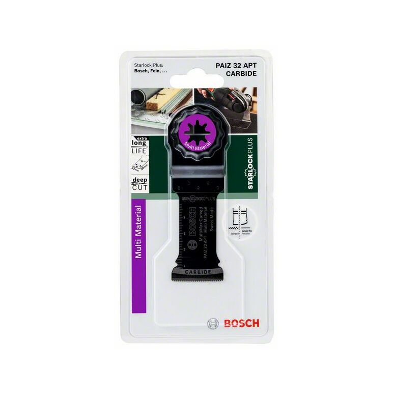 Bosch Starlock Präzisionsblatt PAIZ 32 APT MultiMax, 50 x 32 mm (2 609 256 F01), image 