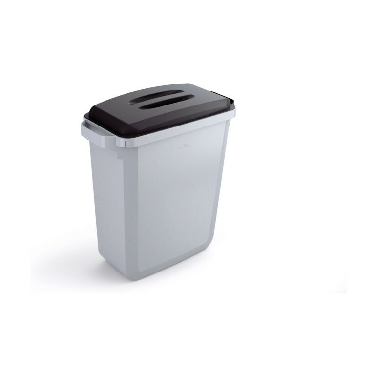 Durable Abfallbehälter DURABIN 60l Grau/Schwarz, image 