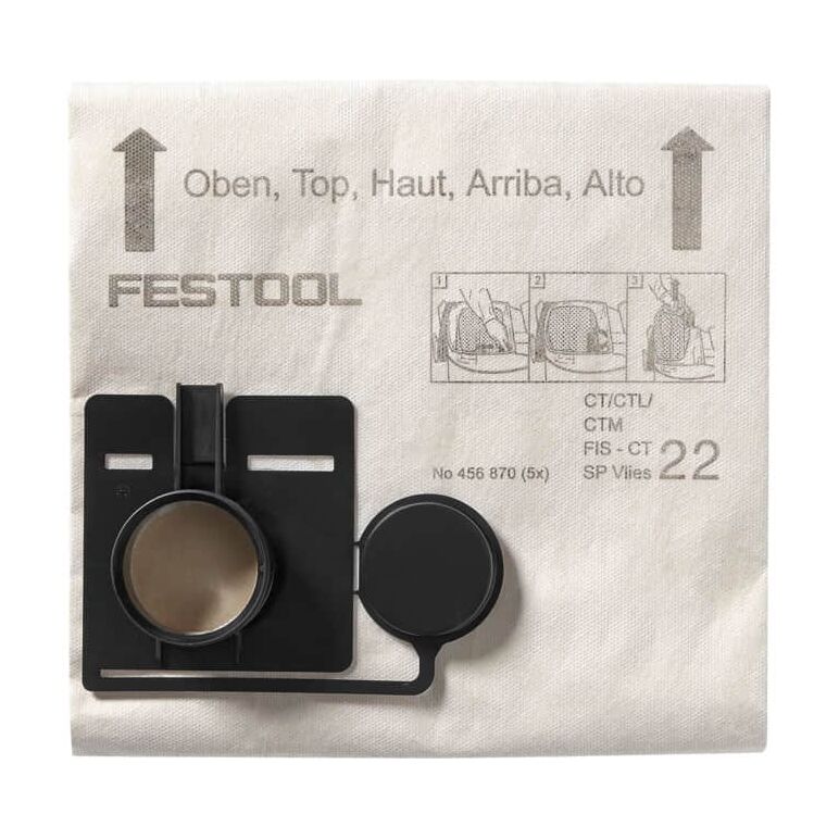 Festool Filtersack FIS-CT 22 SP VLIES/5, image 