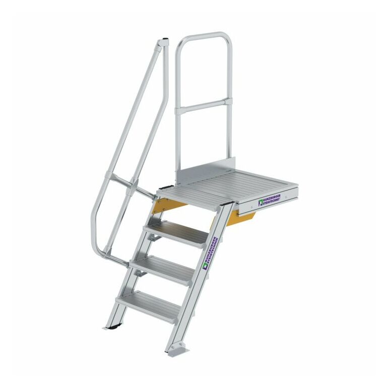 Günzburger Aluminium-Treppe Plattform 60° 4 Stufen, image 