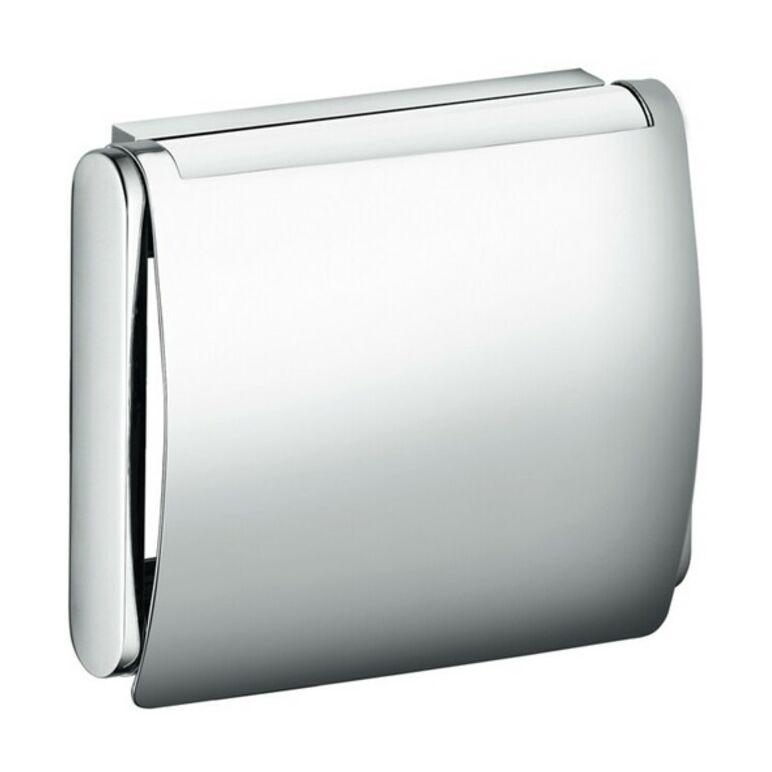 Keuco Toilettenpapierhalter PLAN mit Deckel verchromt, image 