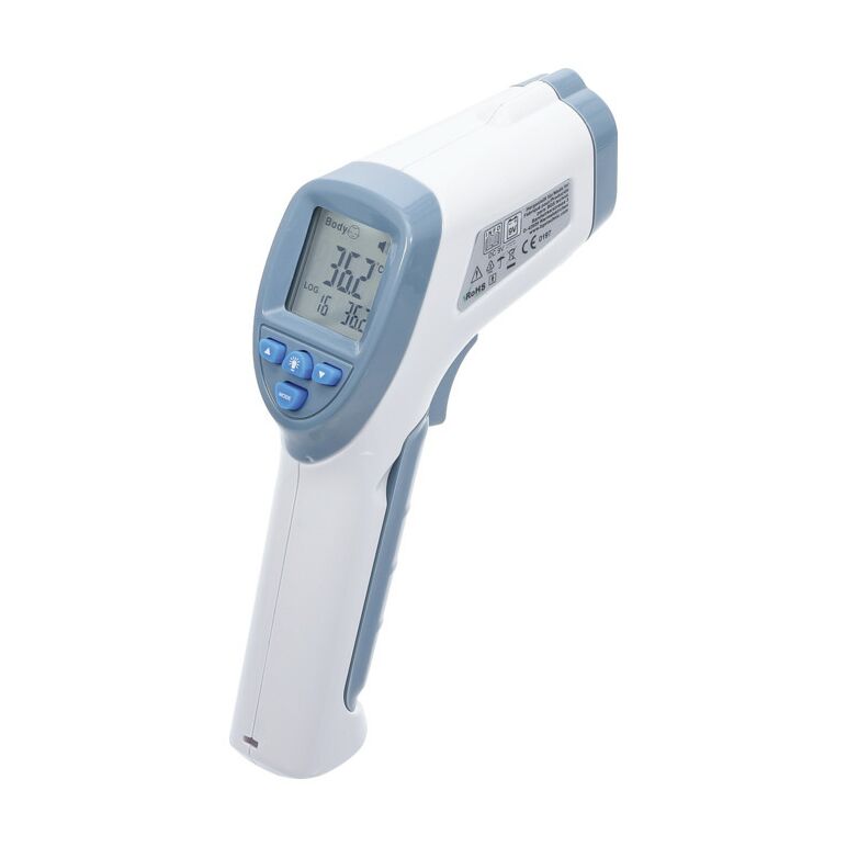 BGS Stirn-Fieber-Thermometer für Personen und Objekt-Messung 0 - 100°C, kontaktlos, Infrarot, image 