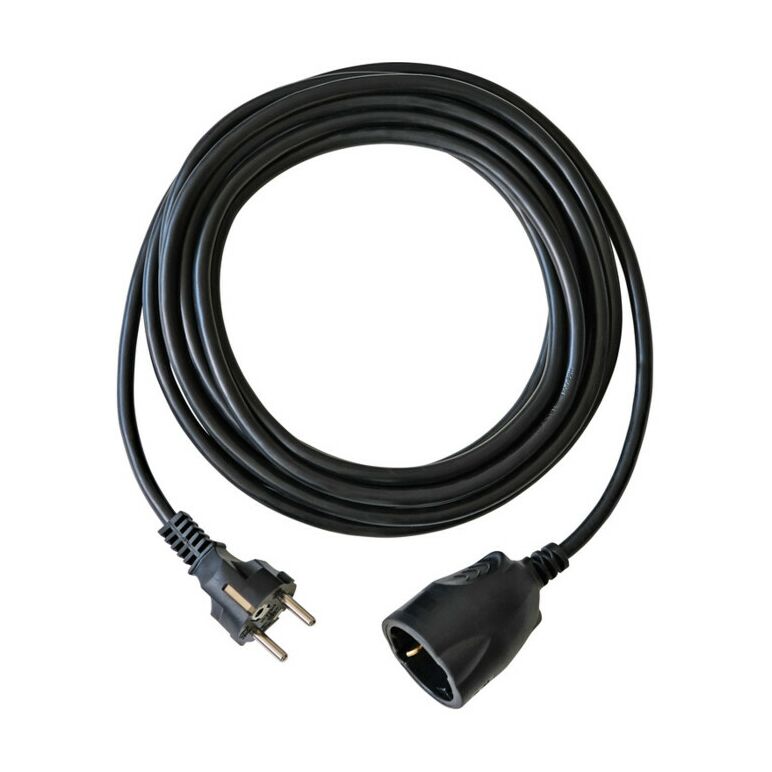 Brennenstuhl BAT Kunststoff-Verlängerung mit Schutzkontakt-Stecker 5m Kabel schwarz, image 