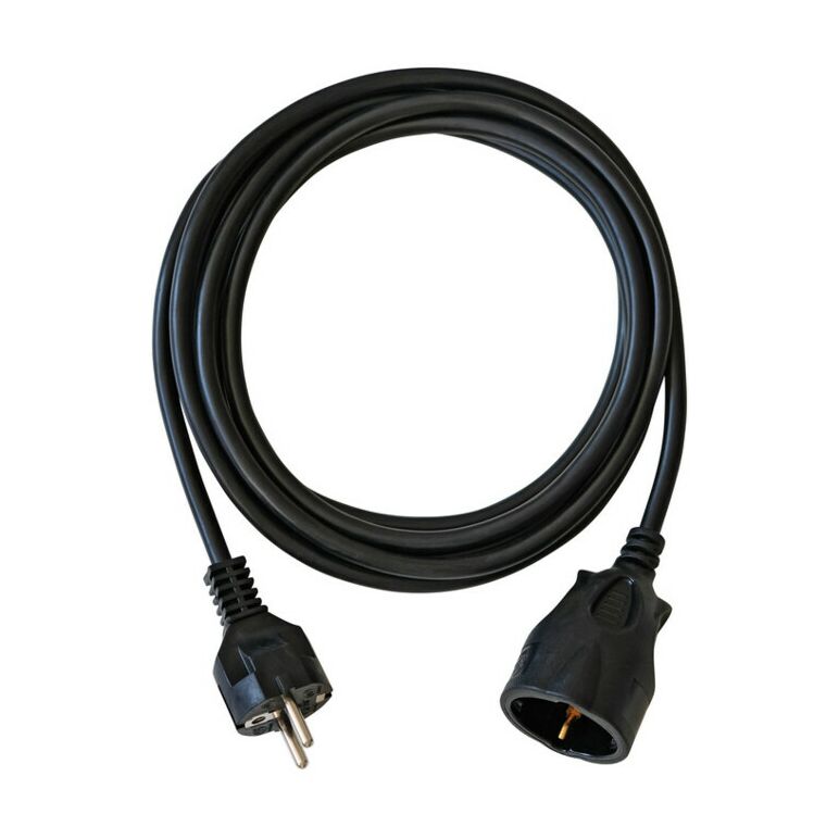 Brennenstuhl BAT Kunststoff-Verlängerung mit Schutzkontakt-Stecker 3m Kabel schwarz, image 