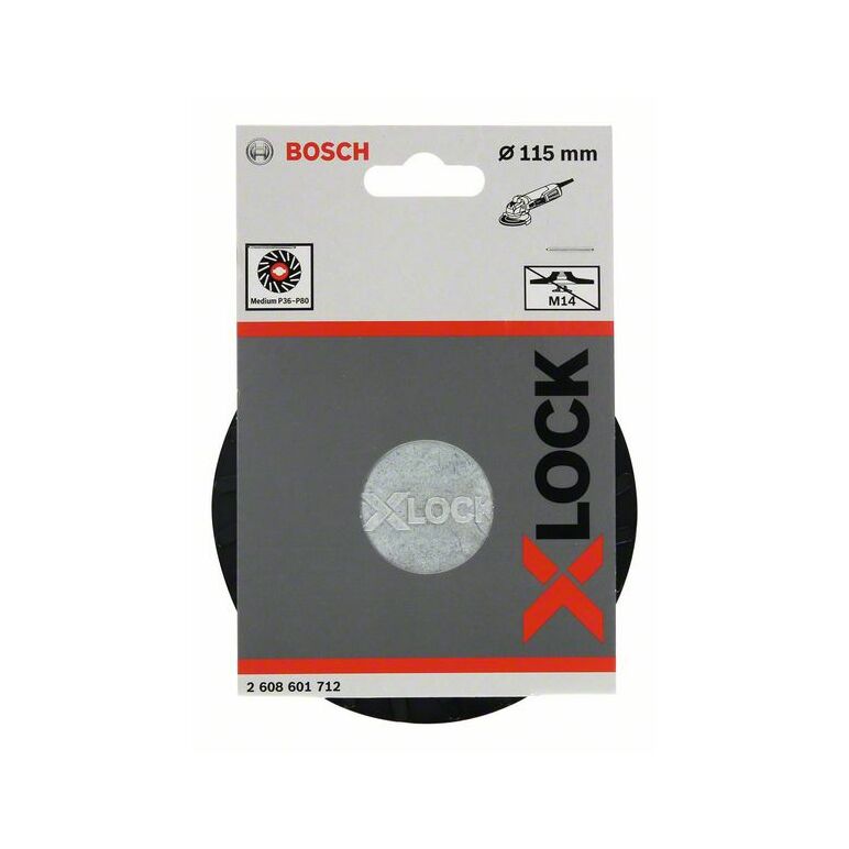 Bosch X-LOCK Stützteller, mittelhart, 115 mm (2 608 601 712), image _ab__is.image_number.default
