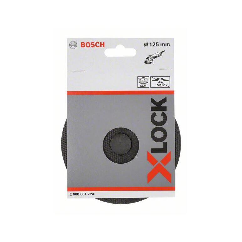 Bosch X-LOCK SCM Stützteller mit Mittelstift, 125mm (2 608 601 724), image _ab__is.image_number.default