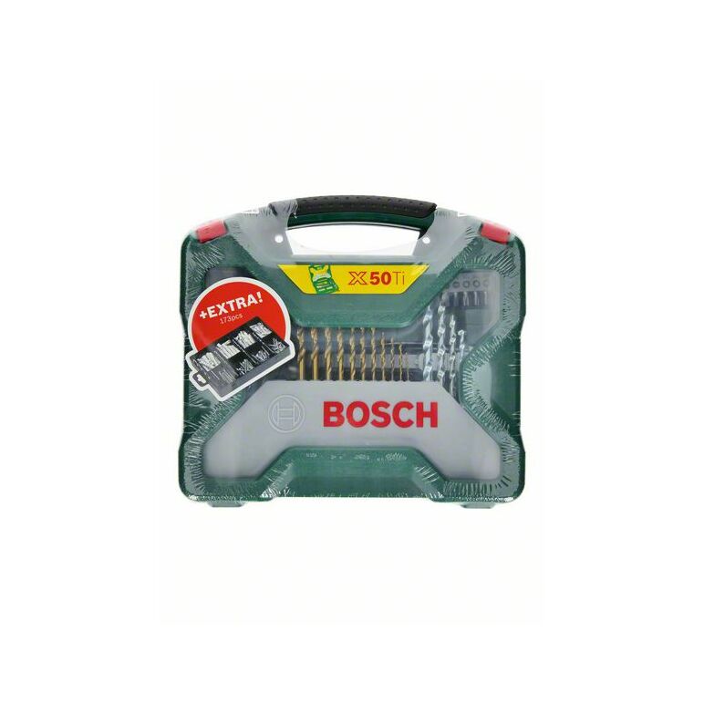 Bosch Bohr- und Schrauberbit-Set + Dübel-Set, 173-teilig (2 607 017 523), image 