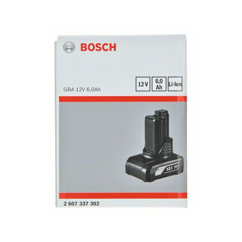 Bosch 12 V-Stab-Li-Ion-Akku mit ECP, 6,0 Ah, (2 607 337 302), image 