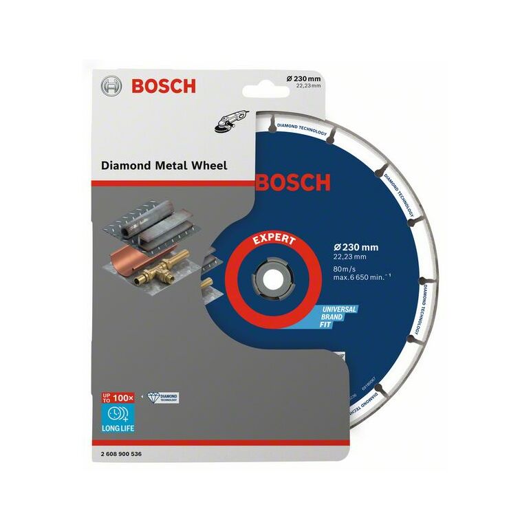 Bosch Diamanttrennscheibe für Metall 230 x 22,23 mm (2 608 900 536), image _ab__is.image_number.default