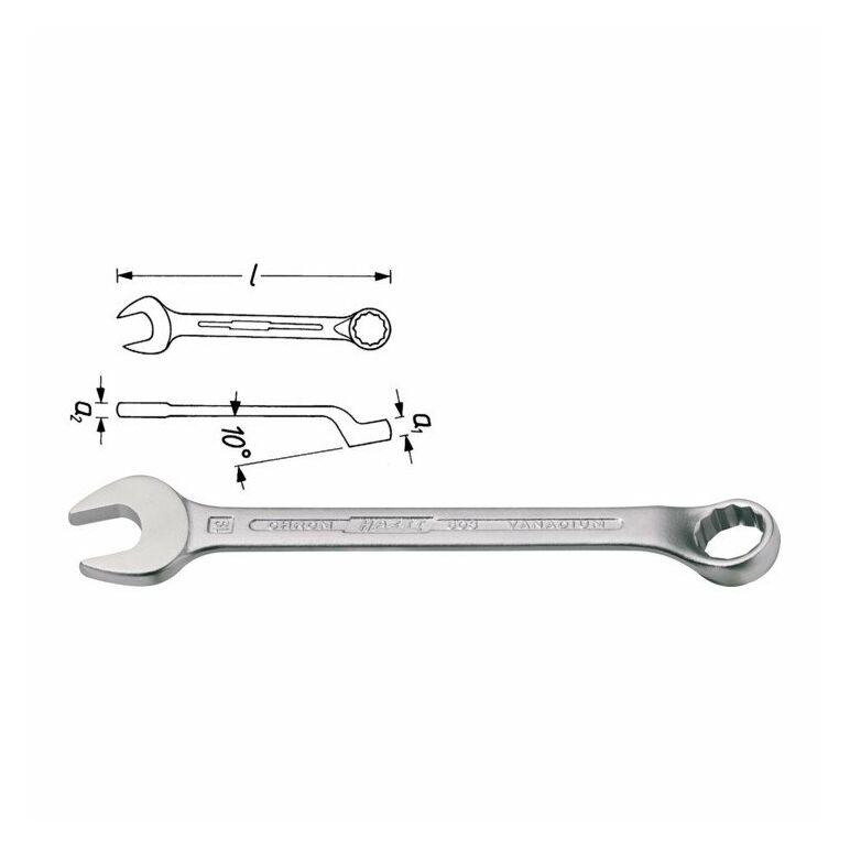 HAZET Ring-Maulschlüssel 603-11 11 mm, image _ab__is.image_number.default