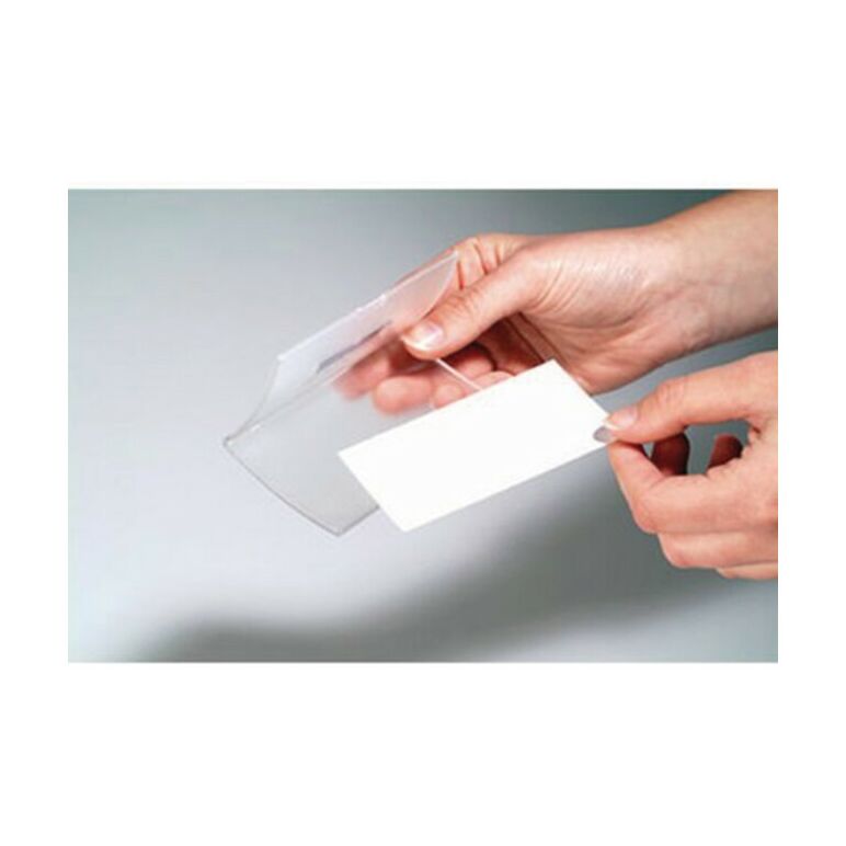 DURABLE Namenschild Click Fold 821219 75x40mm tr 10 St./Pack, image _ab__is.image_number.default