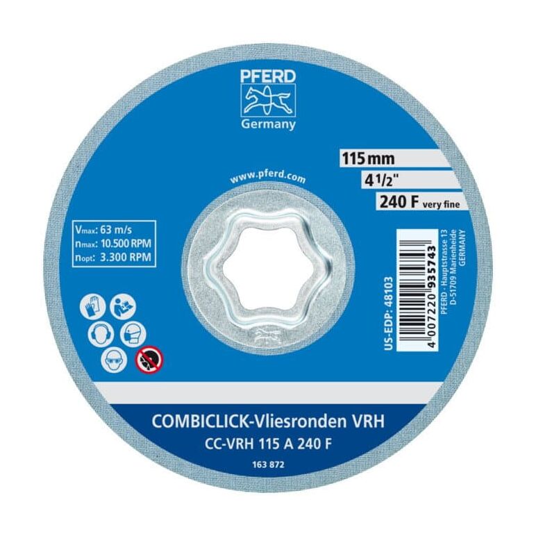 PFERD COMBICLICK Vliesronde CC-VRH 125 A 100 G, image _ab__is.image_number.default