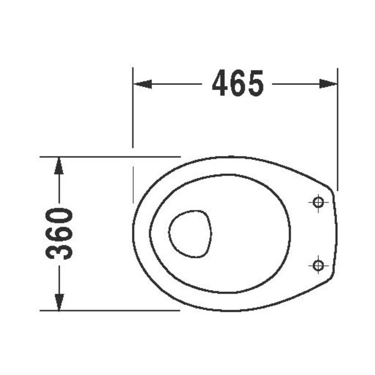 Duravit Stand-WC SUDAN DURAPLUS flach 360 x 465 mm, Abgang waagrecht weiß, image _ab__is.image_number.default