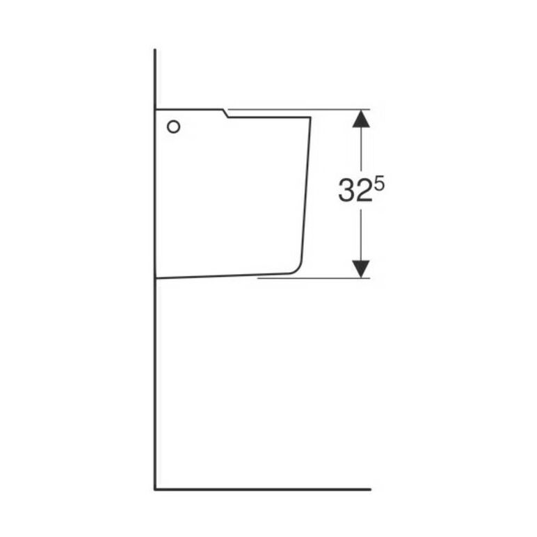 Geberit Halbsäule RENOVA PLAN für Waschtisch weiß, image _ab__is.image_number.default