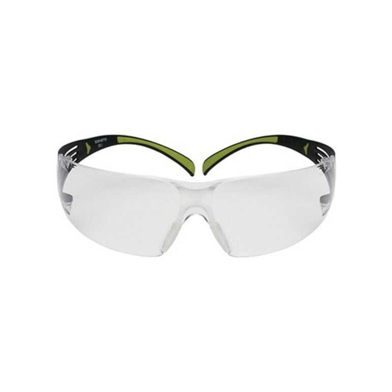 3M Schutzbrille Reader SecureFit-SF400 EN166 Bügel schw. grün,Scheiben klar +2,50, image 