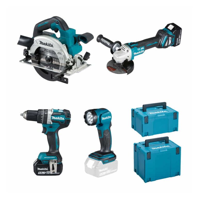 Makita Akku-Spezial Set 18 V DLX4154TJ, image 